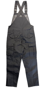 18 EAST Mens BDU 1000D Nylon Canvas Hiker Waders Bib Black (MSRP $255)
