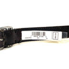 FRYE Mens Leather Thin Skinny Buckle Belt Dark Brown XL (MSRP $68)