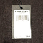 JOHN VARVATOS Mens Otavio Long Sleeve Woodgrain Shirt Espresso Brown (MSRP $398)