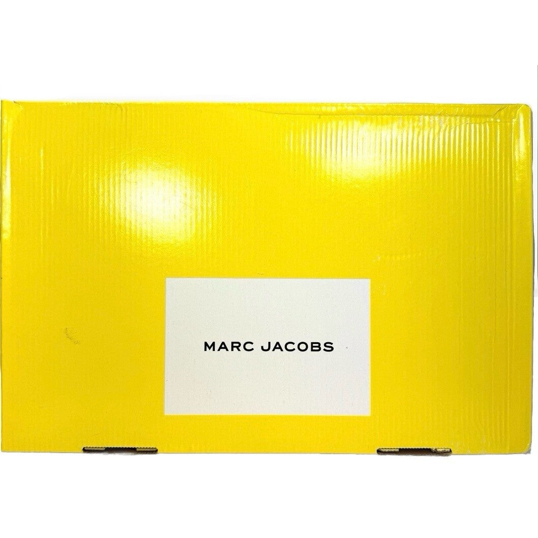MARC JACOBS Womens The Monogram Leather Jogger Sneakers Black (MSRP $375)