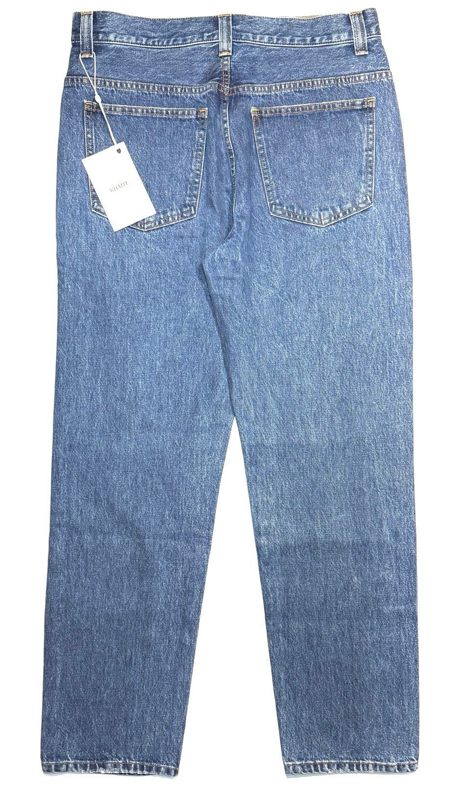 KHAITE Womens Corben High Rise Straight Leg Denim Jeans Boone Blue (MSRP $540)