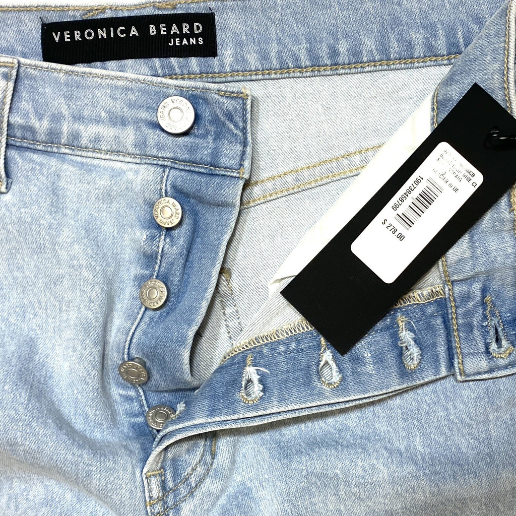 VERONICA BEARD Blake Classic Straight High Rise Jeans Glacier Blue 30 -MSRP $278