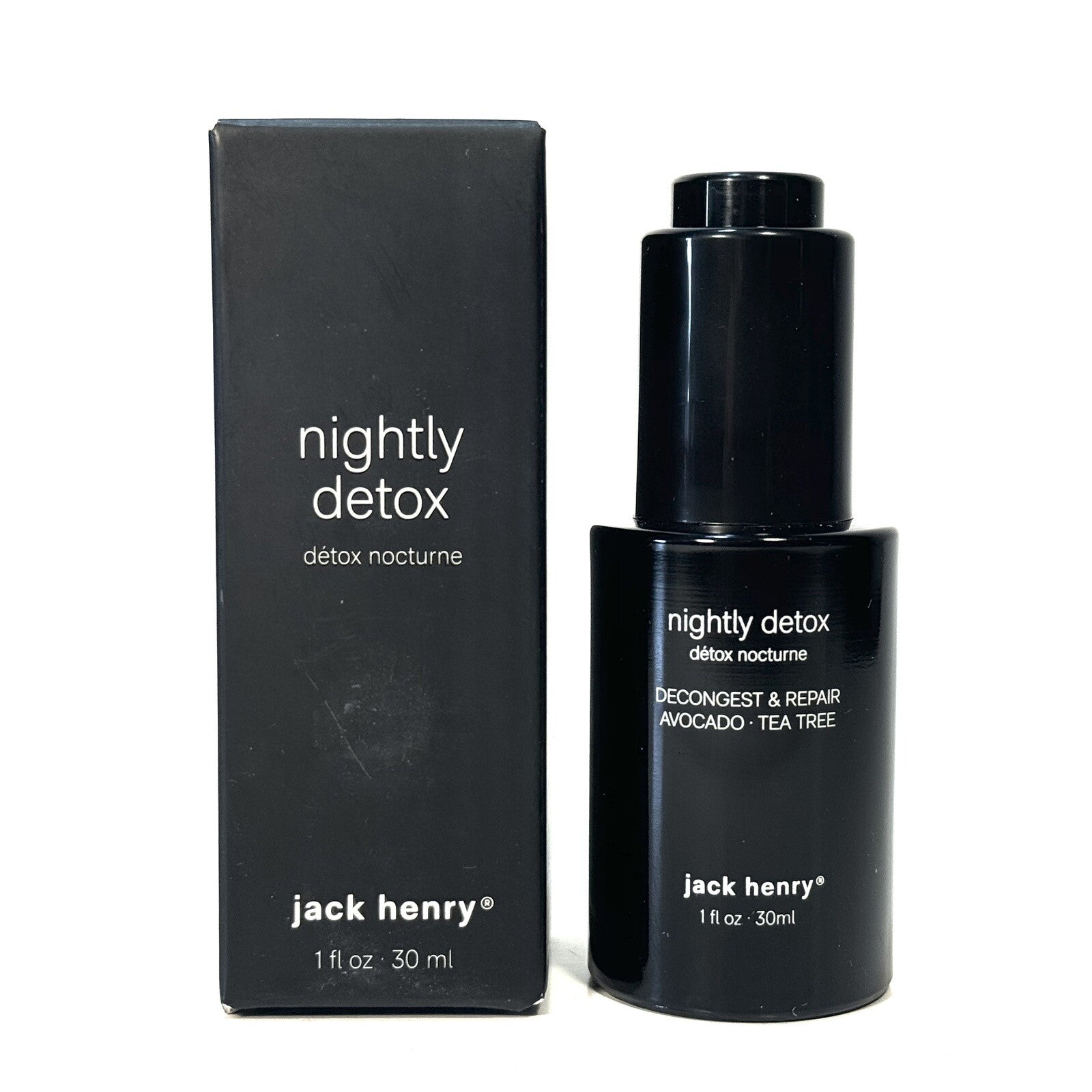 JACK HENRY Nightly Detox Moisturizer Serum 30ml (MSRP $38)