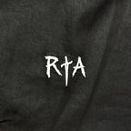 RtA Mens Bryant Coated Dagger Embroidered Jeans Black 42 (MSRP $298)