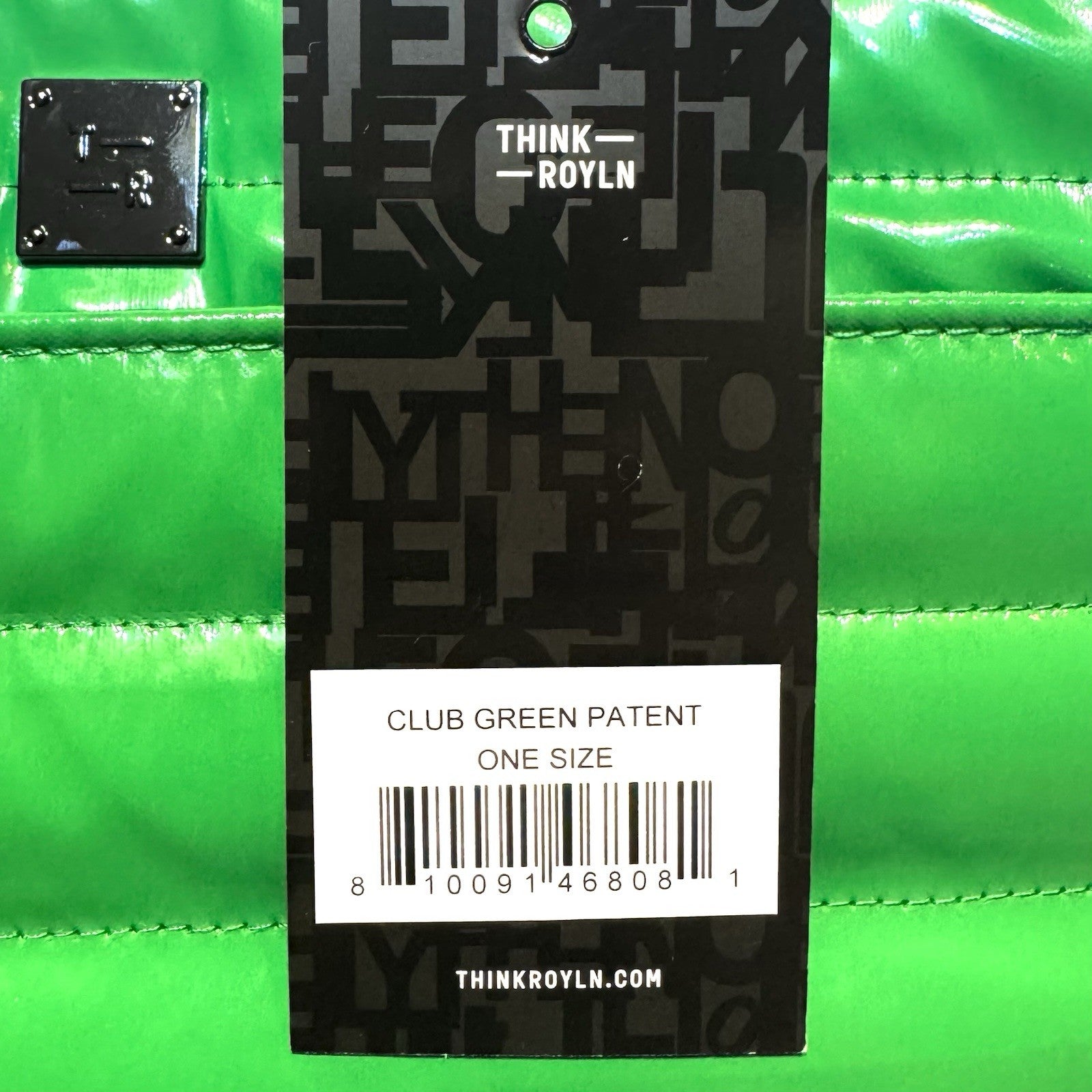 THINK ROYLN Bum Bag 2.0 Shoulder Crossbody Patent Club Green (MSRP $108)