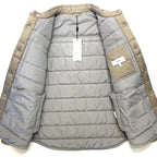 REISS Mens Chasey Light Quilted Puffer Jacket Stone Beige (MSRP $375)