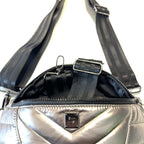 THINK ROYLN Little Runaway Sling Crossbody Bag Pearl Latte Grey (MSRP $128)