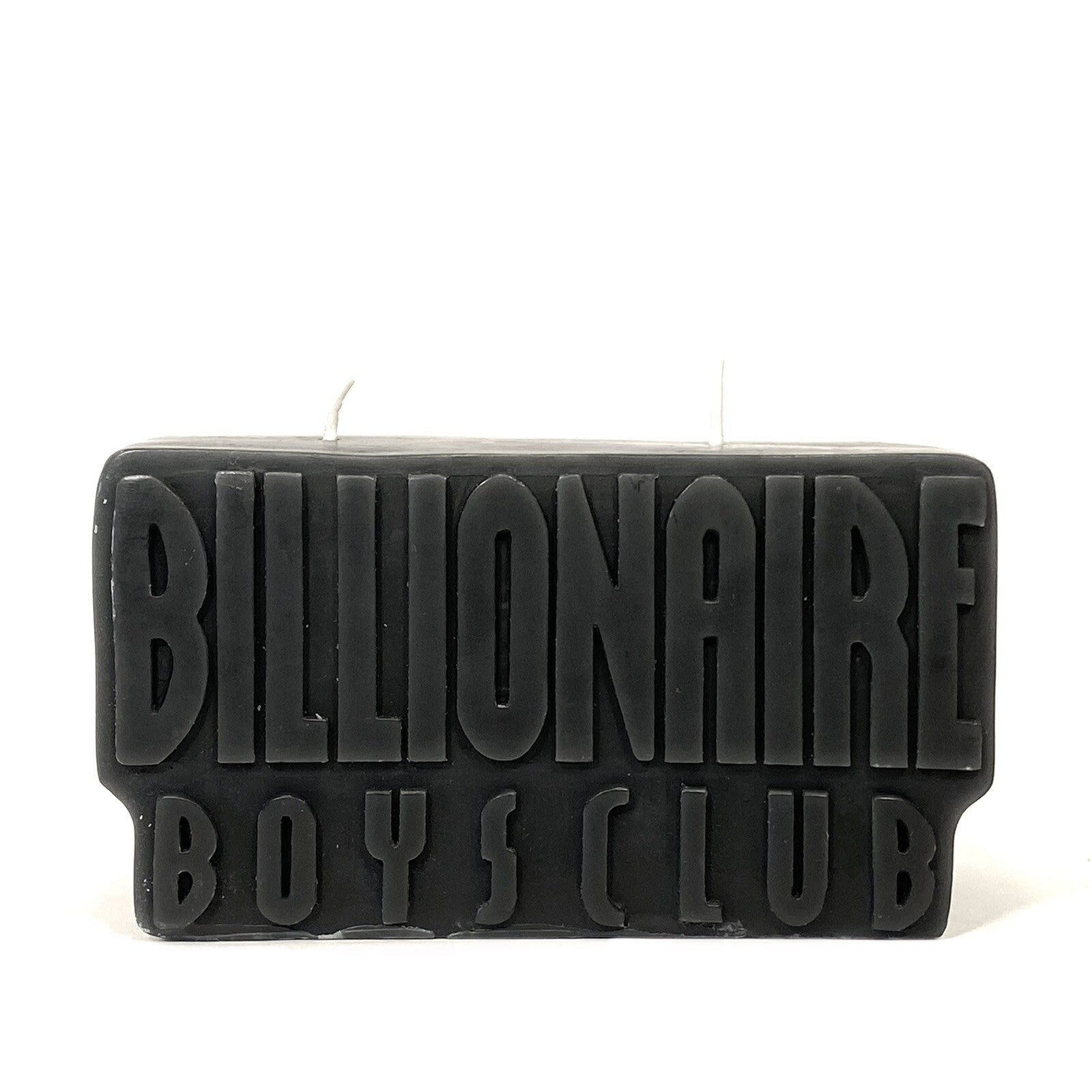 BILLIONAIRE BOYS CLUB Straight Block Logo Vanilla Scented Candle Black -MSRP $65