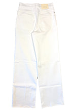 ALEXANDER MCQUEEN Womens Wide Leg Stonewash Denim Jeans White (MSRP $1,090)