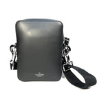 VALENTINO Garavani VLTN Leather Small Crossbody Shoulder Bag Black (MSRP $980)