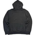 RAG & BONE Mens Logo Sleeve Cotton Hoodie Sweatshirt Black (MSRP $275)