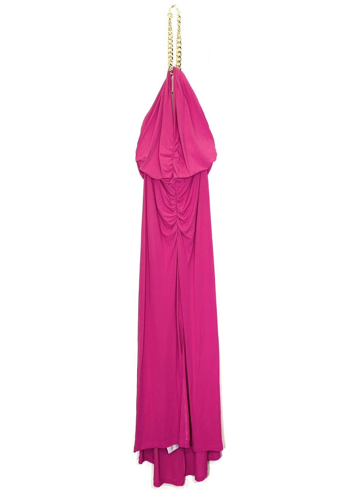 VERONICA BEARD Reze Chain Sleeveless Maxi Dress Hot Pink (MSRP $598)
