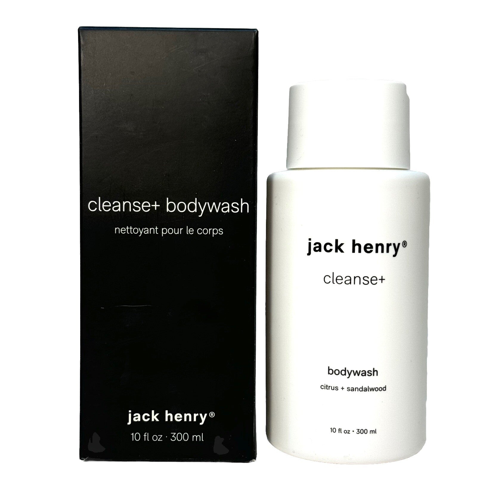 JACK HENRY Cleanse+ Body Wash Gel Soap 10 fl oz (MSRP $34)