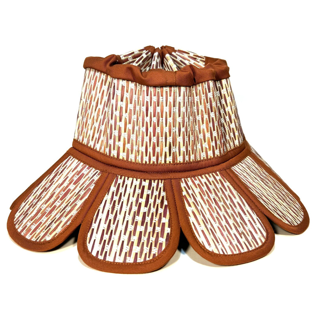 LORNA MURRAY Manhattan Straw Packable Maxi Hat Sahara Brown (MSRP $133)