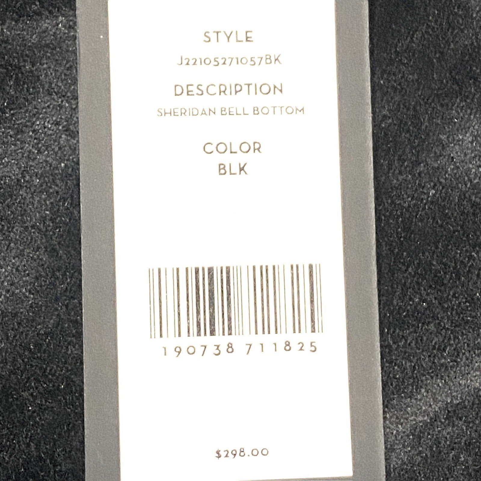 VERONICA BEARD Womens Sheridan Exaggerated Flare Velvet Jeans Black (MSRP $298)