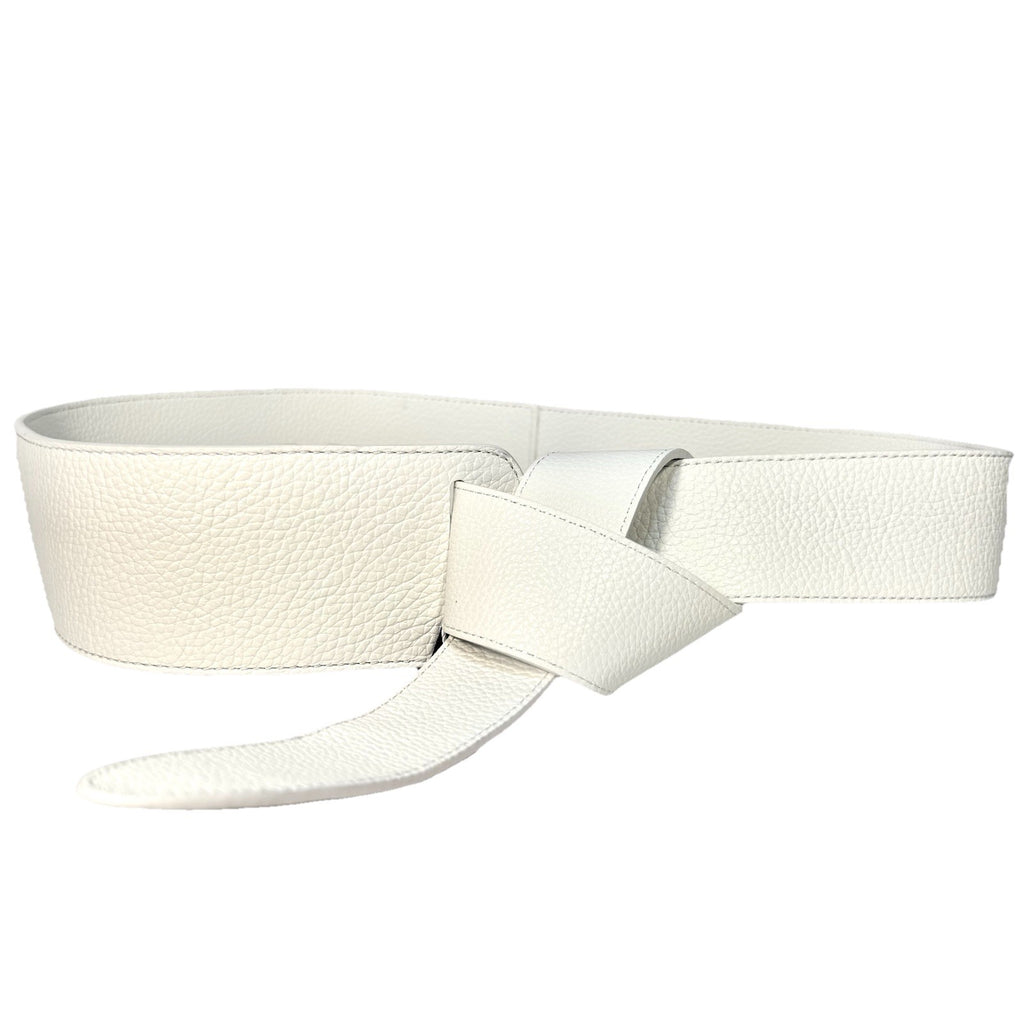 VERONICA BEARD x GAVAZZENI Womens Londra Leather Wrap Belt White (MSRP $180)