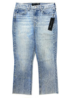 VERONICA BEARD Womens Carly Kick Flare High Rise Jeans Pebble Blue (MSRP $278)