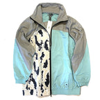 ADIDAS STELLA MCCARTNEY Womens Splash Camo Zip Track Jacket Grey (MSRP $230)