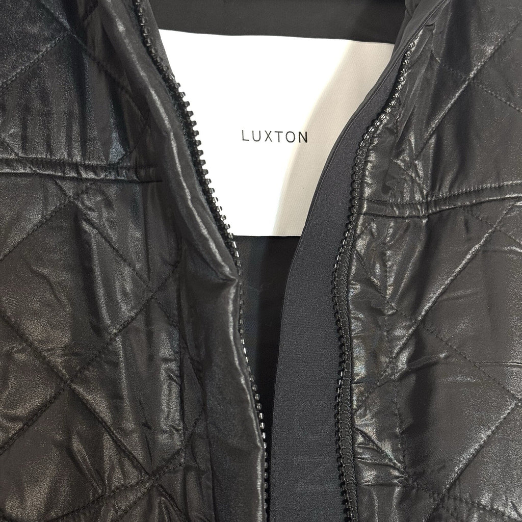 LUXTON Womens Original Quilted Ski Jumpsuit No. 1.2 Black (MSRP $850)