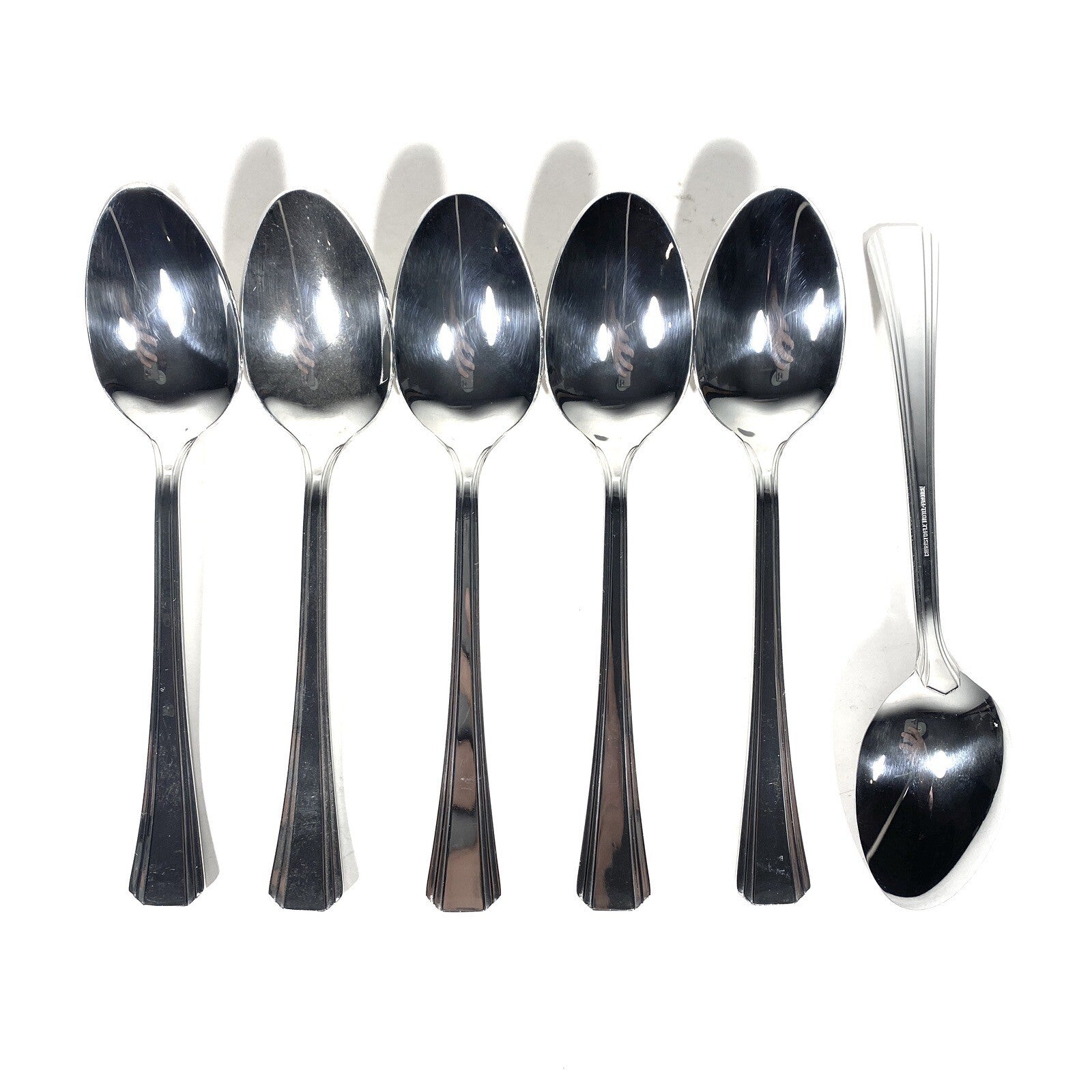CHRISTOFLE Madison Hotel Collection Stainless Teaspoon Set of 6 (MSRP $150)