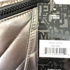 THINK ROYLN Little Runaway Sling Crossbody Bag Pearl Latte Grey (MSRP $128)