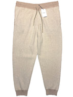 THEORY Mens Alcos Cashmere Montana Wool Sweatpants Beige White XXL (MSRP $365)