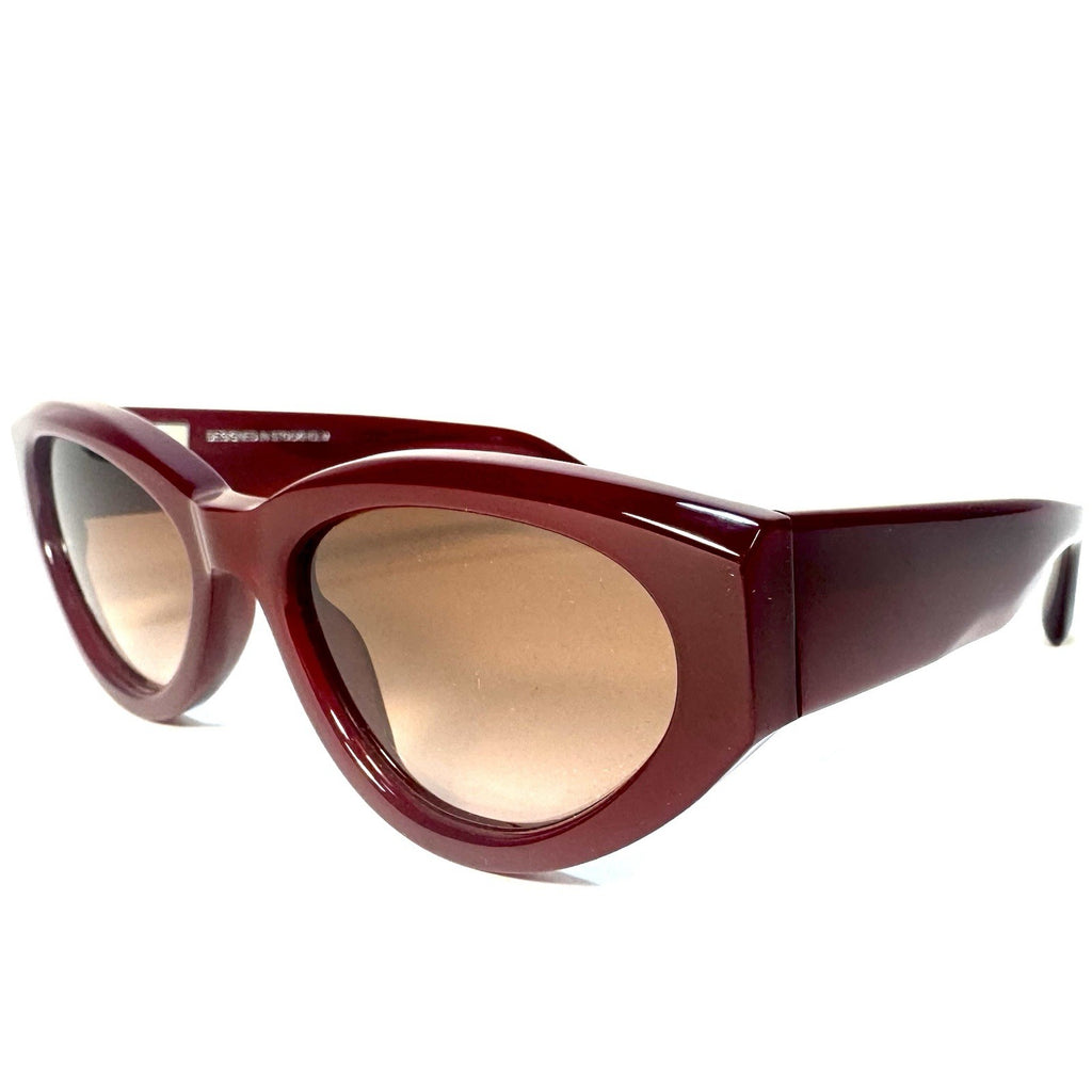 CHIMI x Veronica Beard Womens Core 06 Cat Eye Sunglasses Burgundy (MSRP $165)