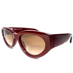 CHIMI x Veronica Beard Womens Core 06 Cat Eye Sunglasses Burgundy (MSRP $165)