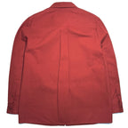 MARC JACOBS Heaven Mens Oversized Button Front Work Shirt Jacket Red (MSRP $195)