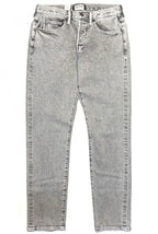 TODD SNYDER Mens Slim Fit Acid Wash Selvedge Denim Jeans Grey (MSRP $248)