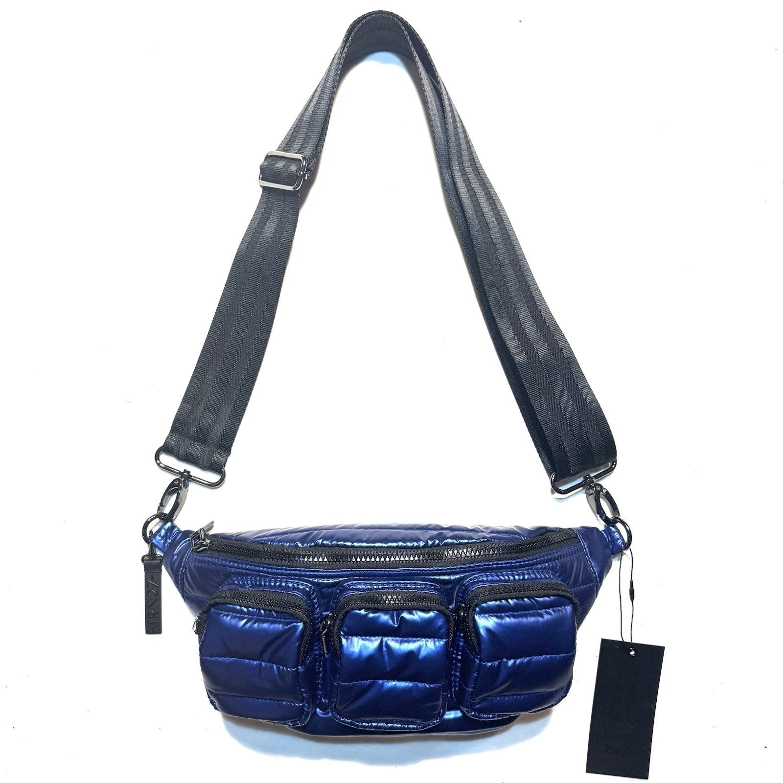 THINK ROYLN Triple Threat Sling Crossbody Bag Electric Blue (MSRP $158)