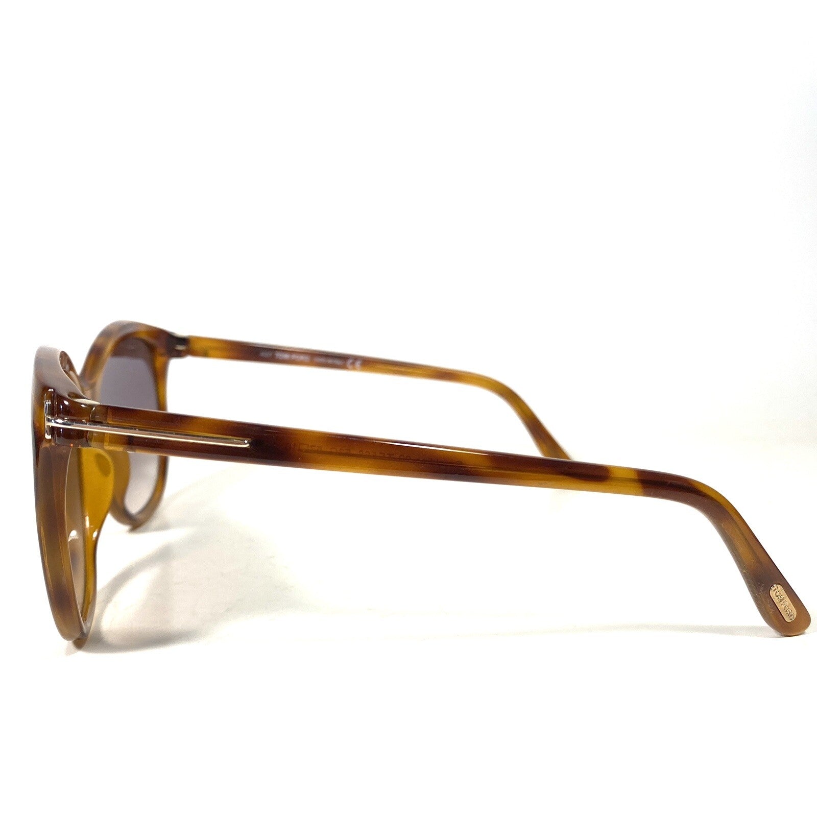 TOM FORD Womens TF568 53G Geraldine-02 Tortoise Sunglasses Brown (MSRP $450)