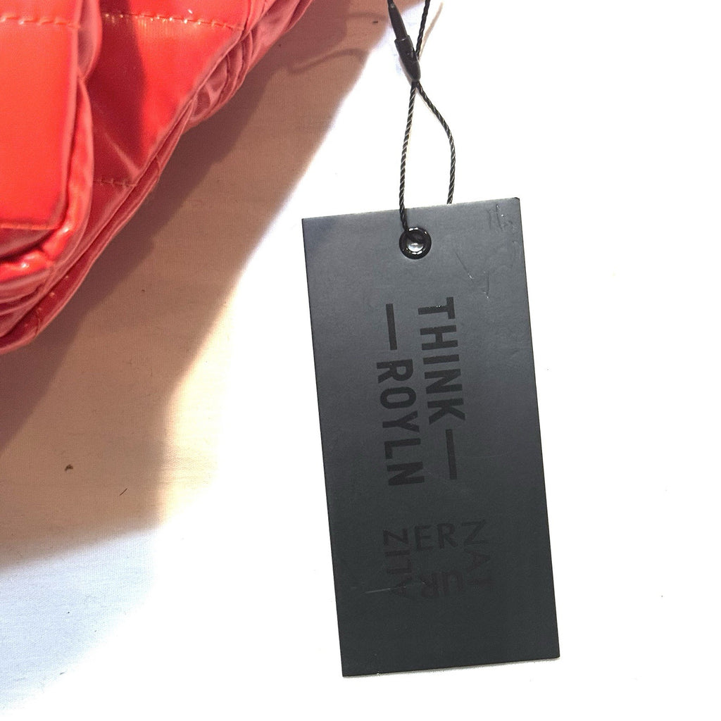 THINK ROYLN Triple Threat Sling Crossbody Bag Patent Poppy Red (MSRP $158)