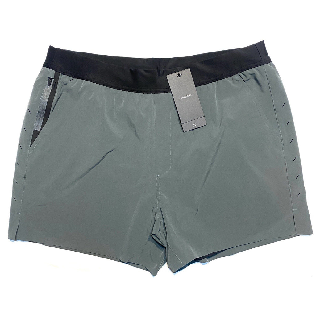 TEN THOUSAND Mens 5in Interval Shorts Lined Irongate Grey XXL (MSRP $68)