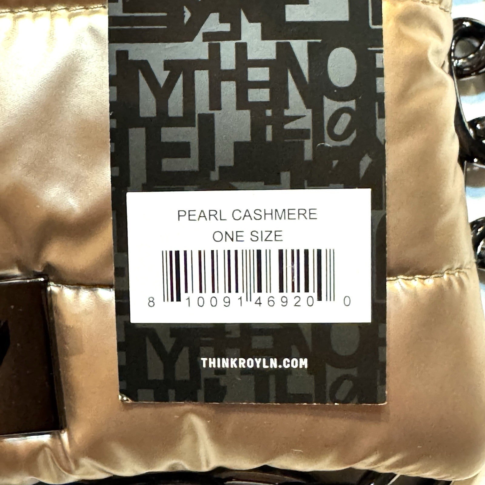 THINK ROYLN Downtown Crosswalk Crossbody Bag Pearl Cashmere Gold (MSRP $158)