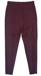THEORY PROJECT Lucas Ossendrijver Mens MP01 Pleated Pants Bordeaux (MSRP $285)