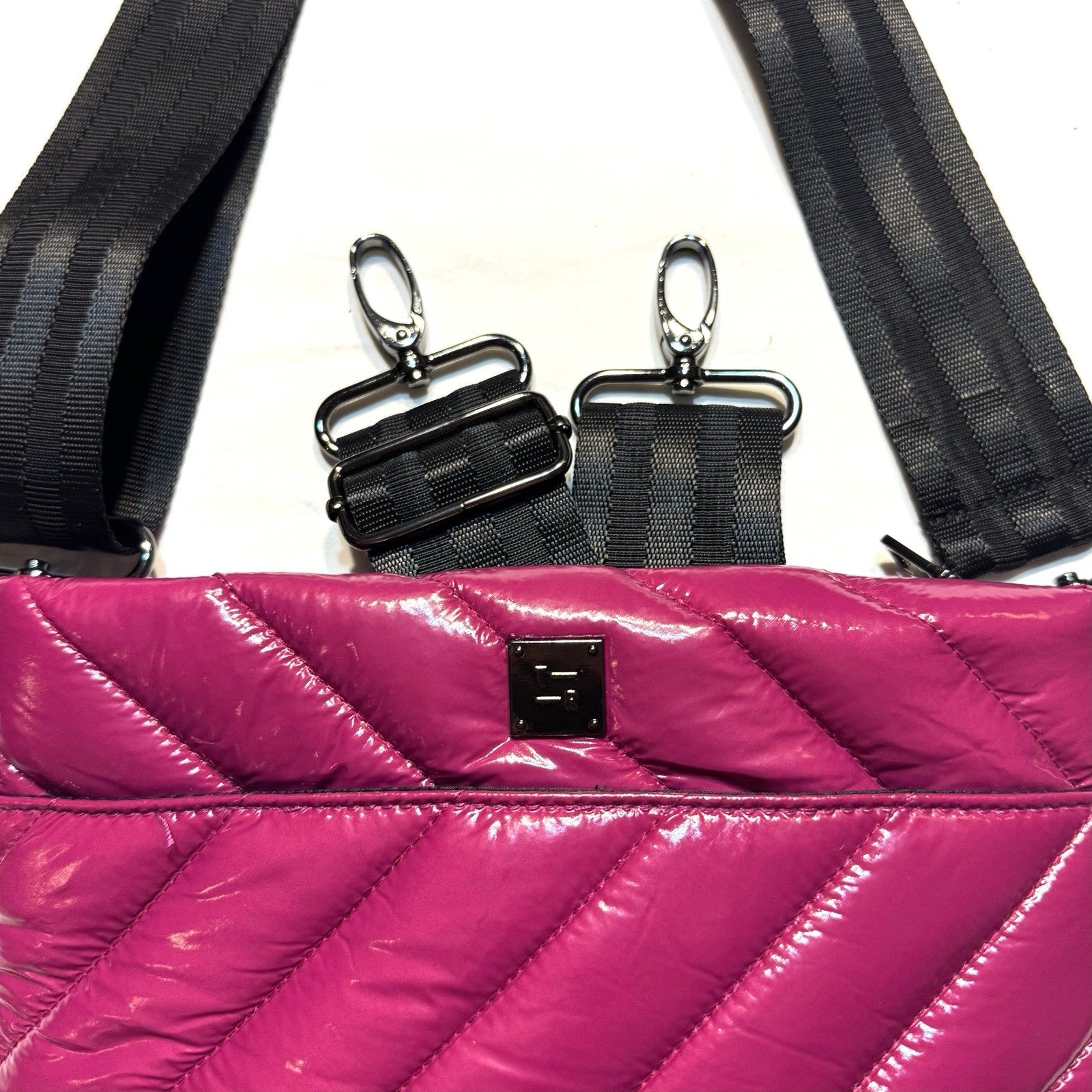 THINK ROYLN Diagonal Bum Bag 2.0 Shoulder Crossbody Glossy Garnet (MSRP $108)