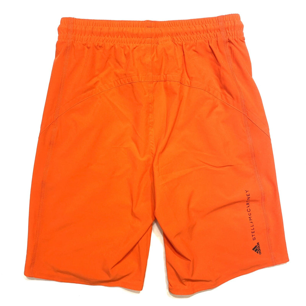 ADIDAS STELLA MCCARTNEY Womens Basketball Long Shorts Actora Orange (MSRP $100)