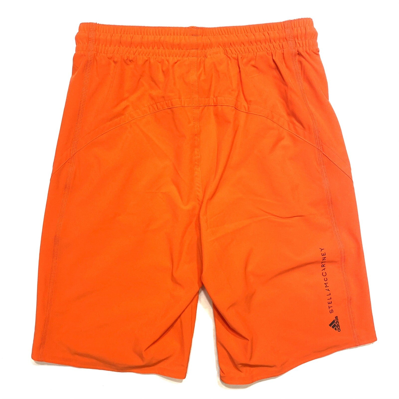 ADIDAS STELLA MCCARTNEY Womens Basketball Long Shorts Actora Orange (MSRP $100)
