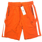 ADIDAS STELLA MCCARTNEY Womens Basketball Long Shorts Actora Orange (MSRP $100)