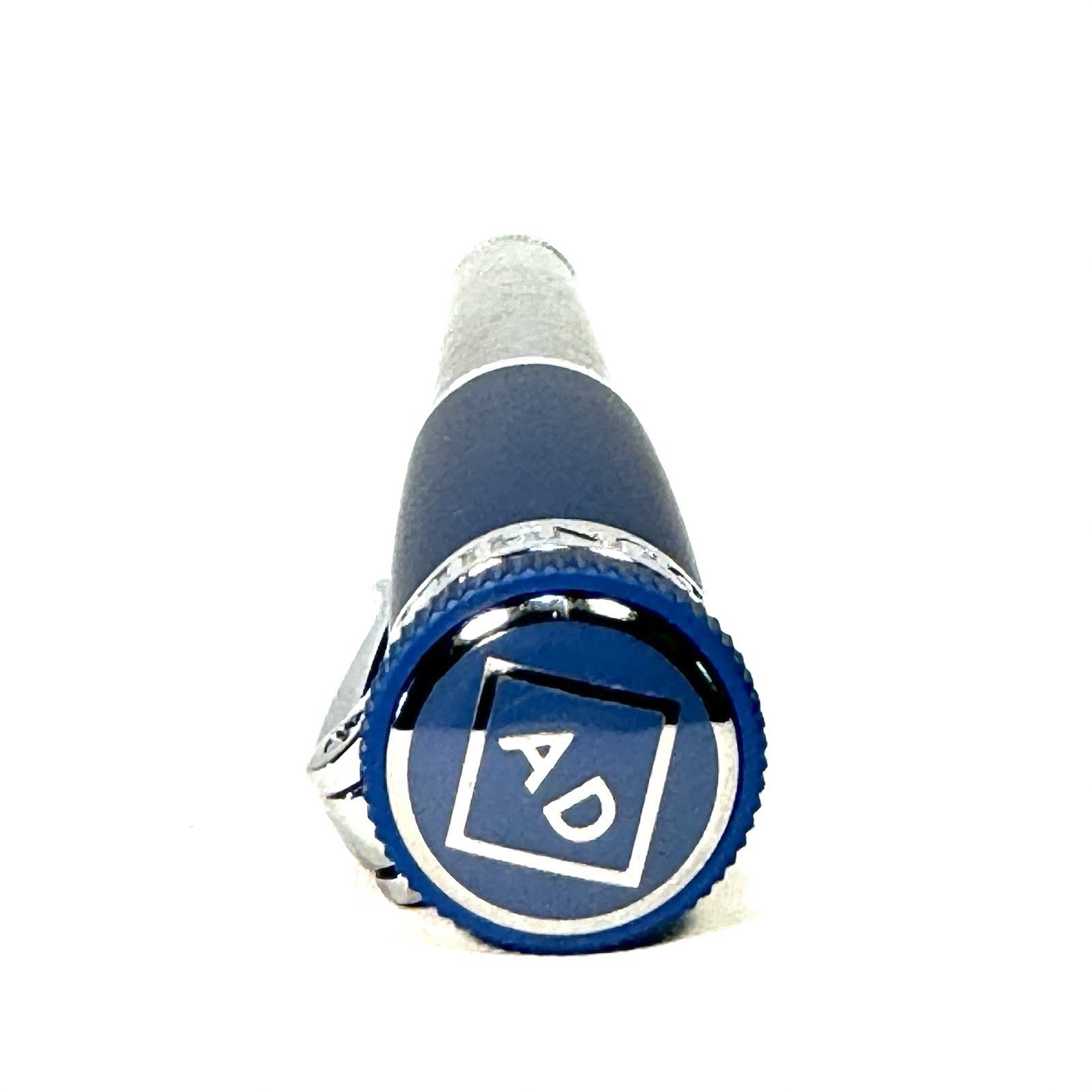 DUNHILL Sentryman BP Sport Stainless Steel Ballpoint Pen Satin Blue (MSRP $850)