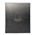 DUNHILL Rollagas Embossed Leather Zip 4cc Coin Purse Wallet Black (MSRP $575)