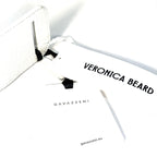 VERONICA BEARD x GAVAZZENI Womens Londra Leather Wrap Belt White (MSRP $180)