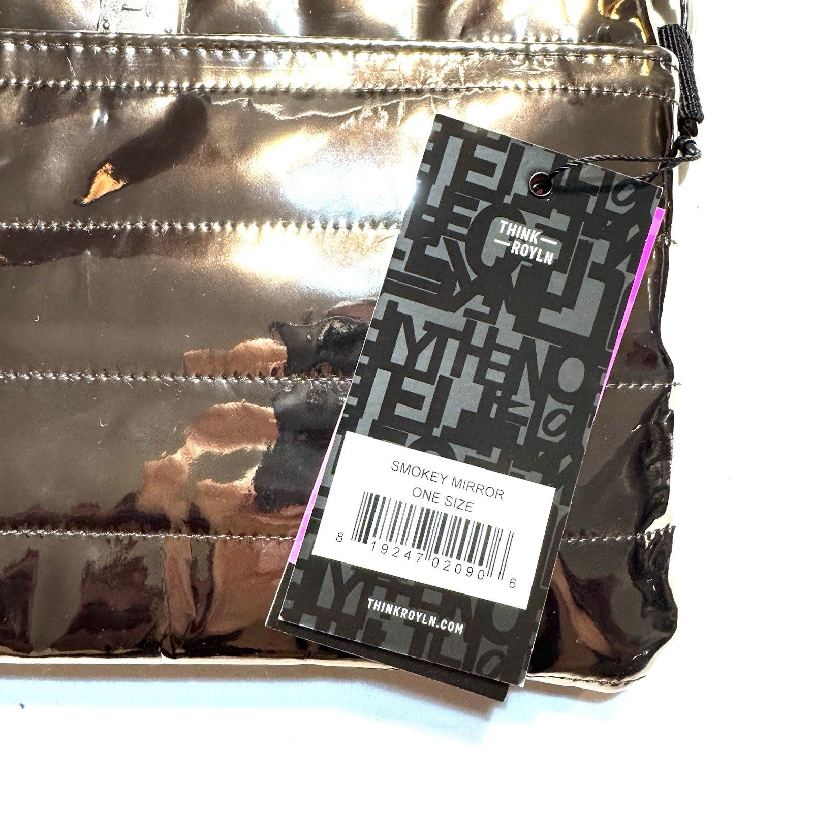 THINK ROYLN Bum Bag 2.0 Shoulder Crossbody Smokey Mirror Grey (MSRP $108)