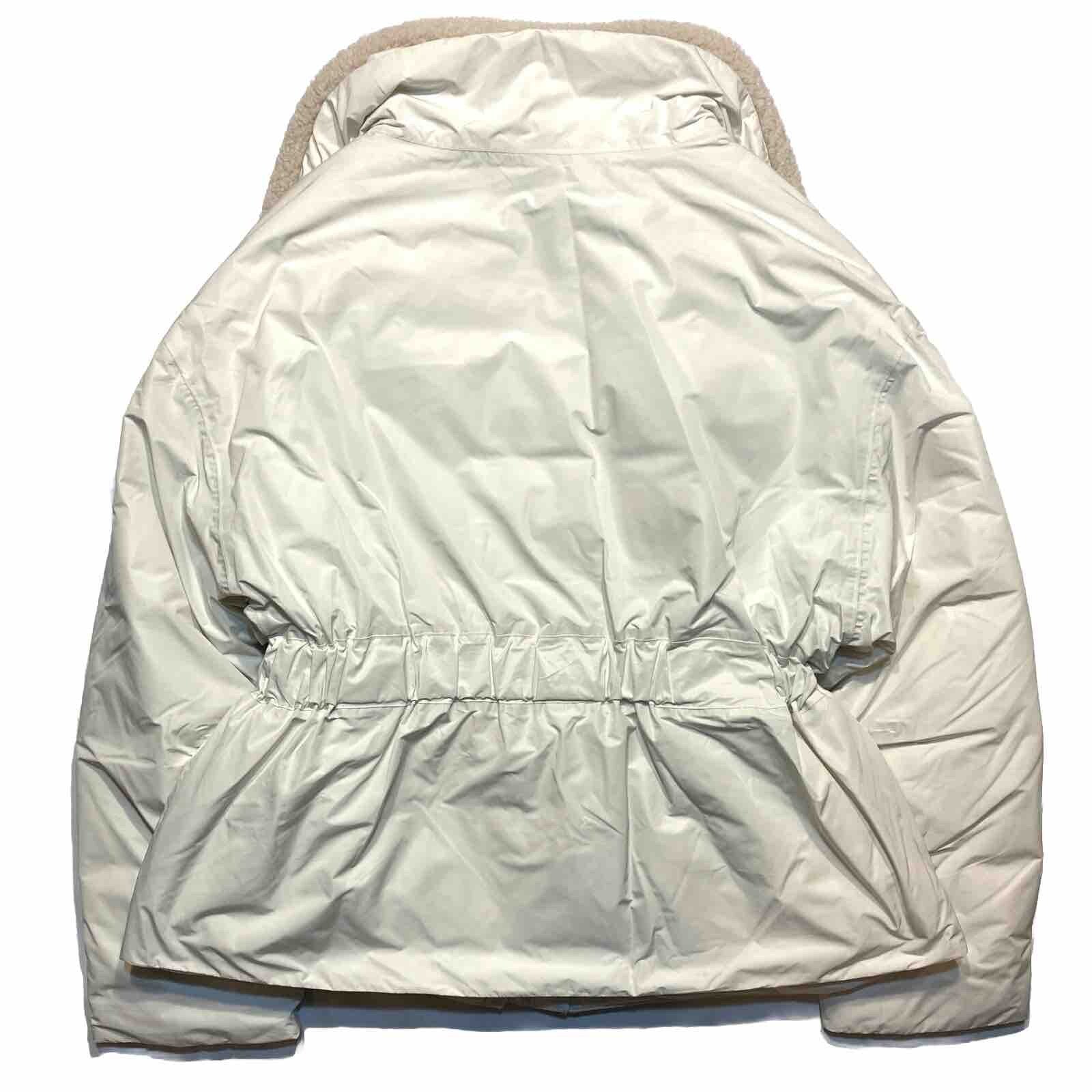 SWEATY BETTY Womens Alps Puffer Ski Jacket Coat Lily White (MSRP $368)