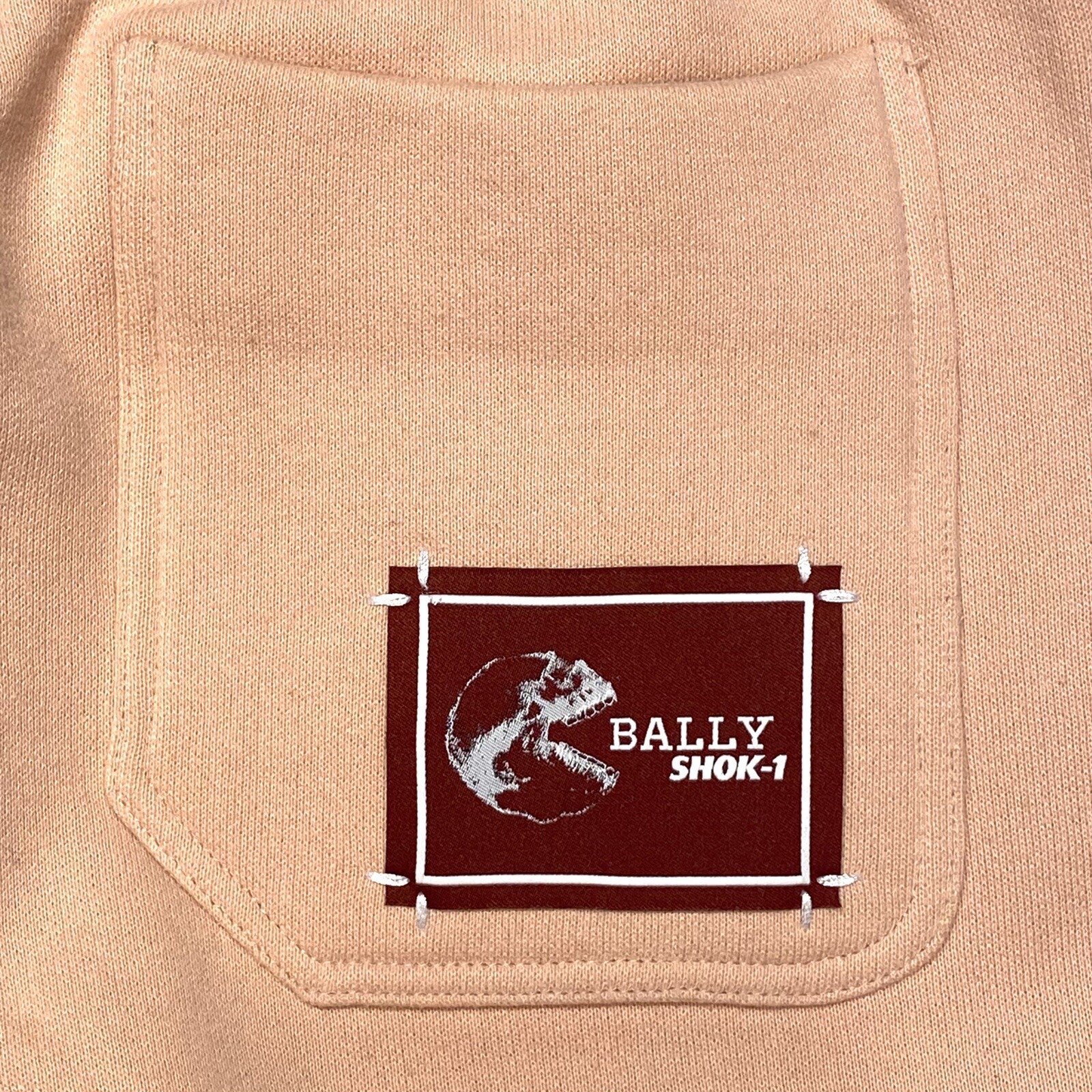 BALLY Womens Shok-1 Logo Cotton Fleece Sweatpants Light Pink XXS (MSRP $450)
