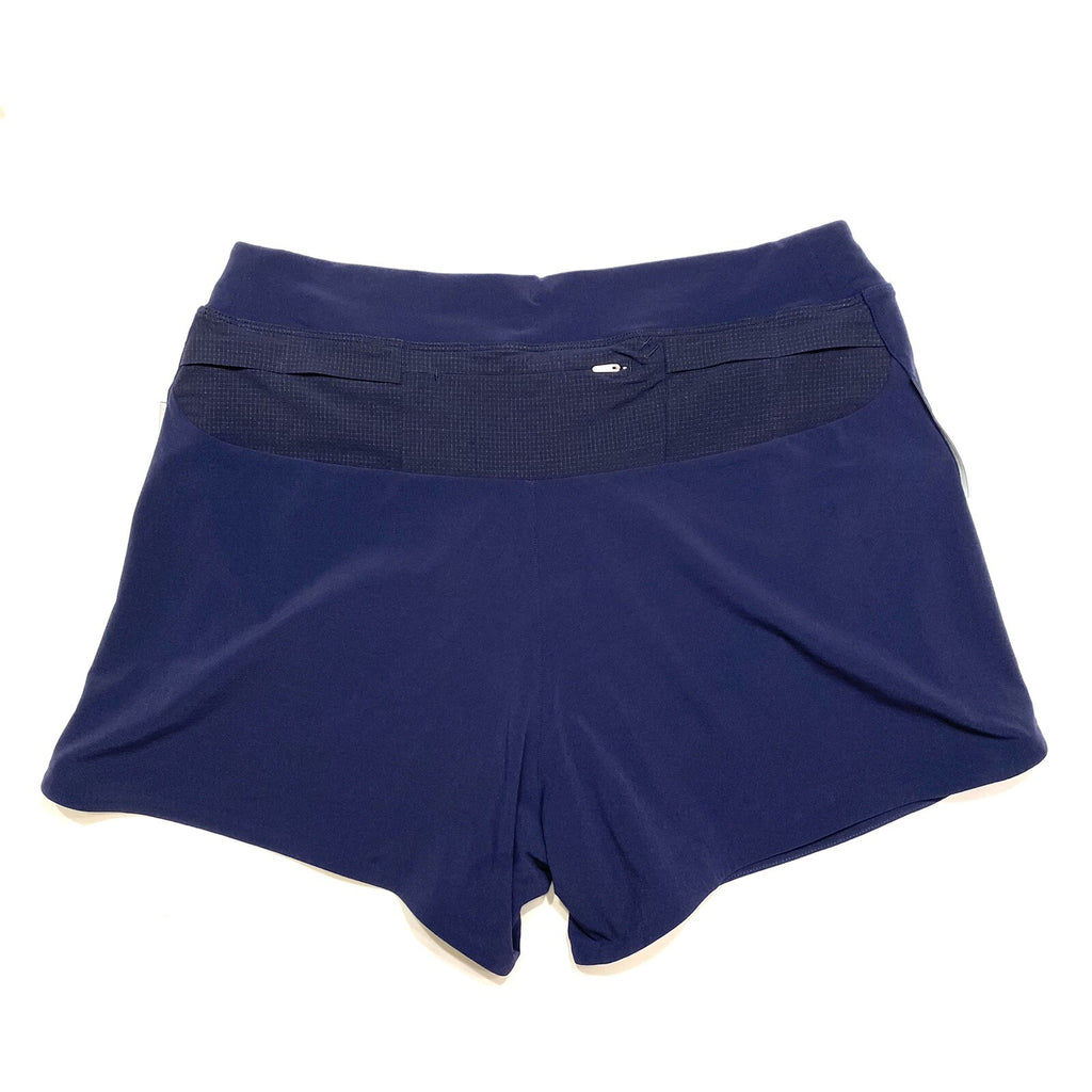 OUTDOOR VOICES Mens Ready Set LightSpeed Running Shorts Navy Blue (MSRP $70)