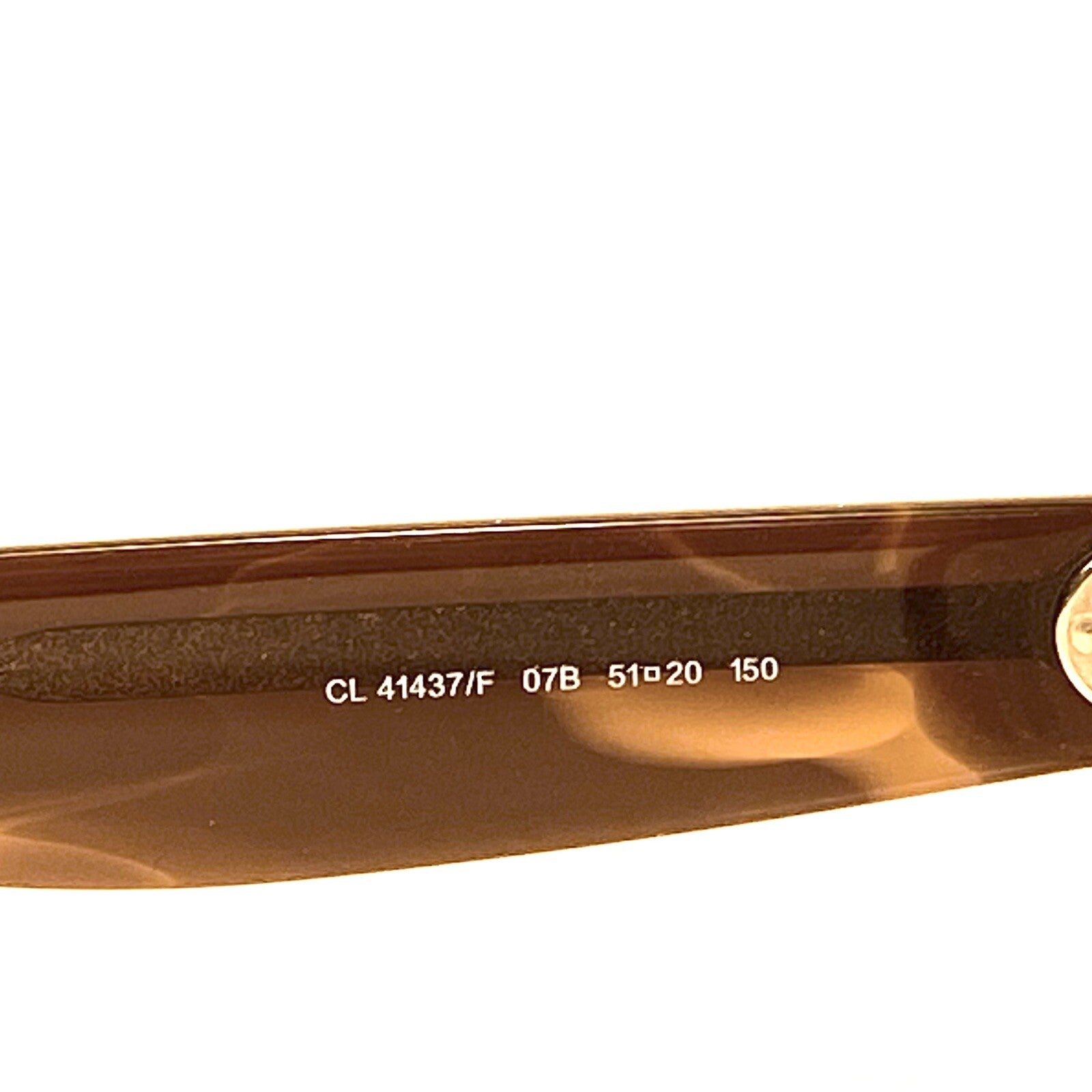 CELINE Womens CL41437/F 07B Oval Eyeglasses Frames Tortoise Brown (MSRP $240)