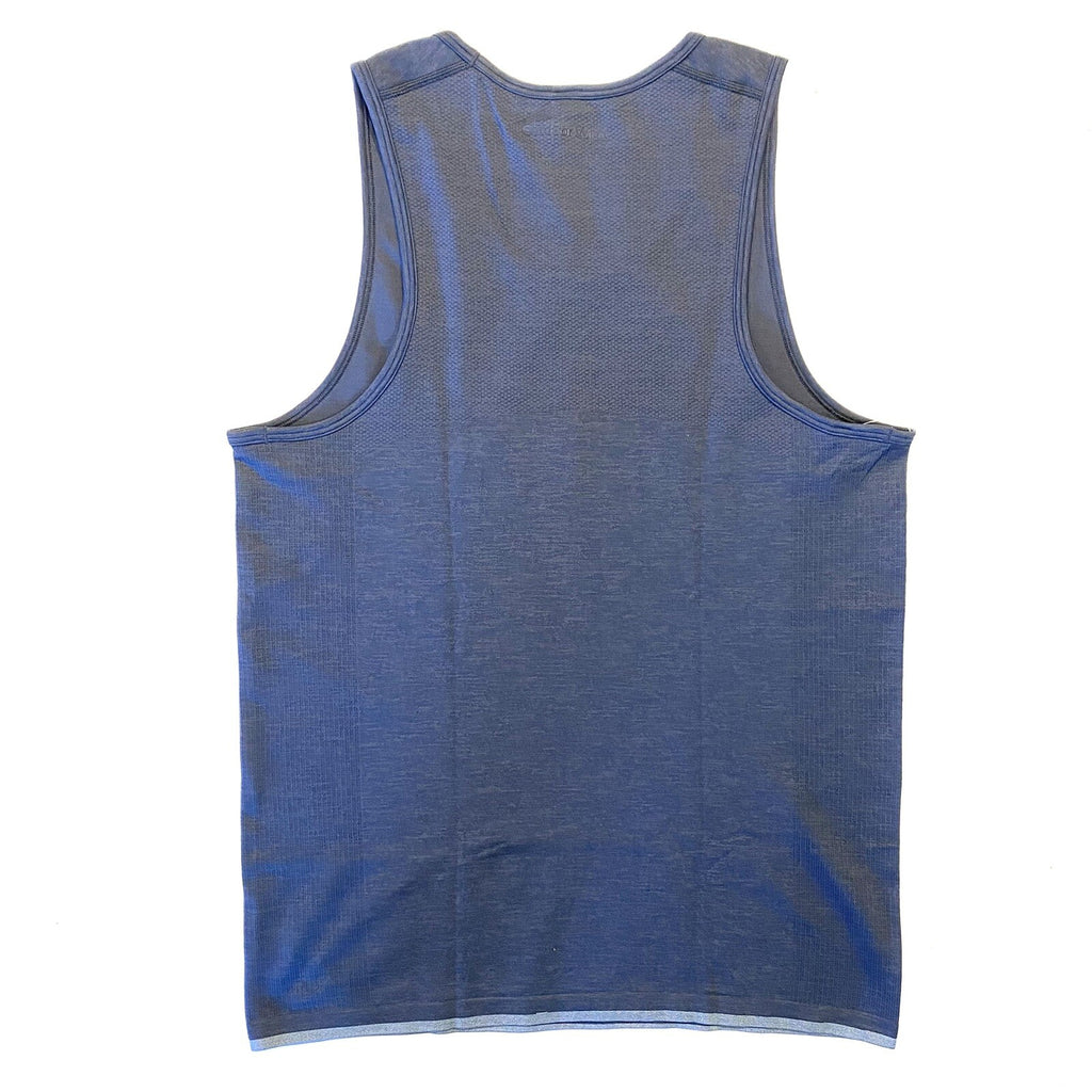 OUTDOOR VOICES Mens Seamless Tank Top Dark Sky Blue (MSRP $52)