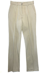 HELMUT LANG Womens Stretch Z Slim Zip Front Ponte Pants Taupe (MSRP $395)